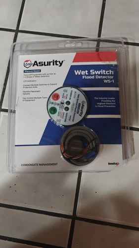 DiversiTech Asurity Wet Switch Flood Water Detector WS-1 
