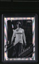 2021 Topps Chrome Formula 1 Sebastian Vettel Black & White RayWave Refractor