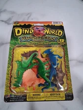 JARU, Inc DINO WORLD Miniatures, Realistic, Hand Painted, 12 Pieces