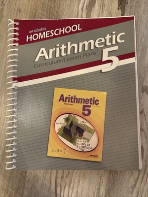 NEW Abeka Homeschool Arithmetic 5 Curriculum/Lesson Plans