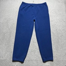 VINTAGE Munsingwear Sweatpants Mens XL Blue Made in USA Fleece Joggers 90s