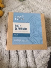Sud SCRUB Antimicrobial Silicone Body Scrubber, Exfoliating NEW 