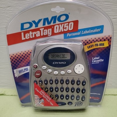 Dymo LetraTag QX50 Personal Handheld Label Maker QWERTY Keyboard Printer New