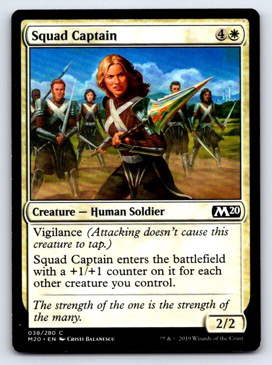 Squad Captain Common Core Set 2020 Magic: The Gathering