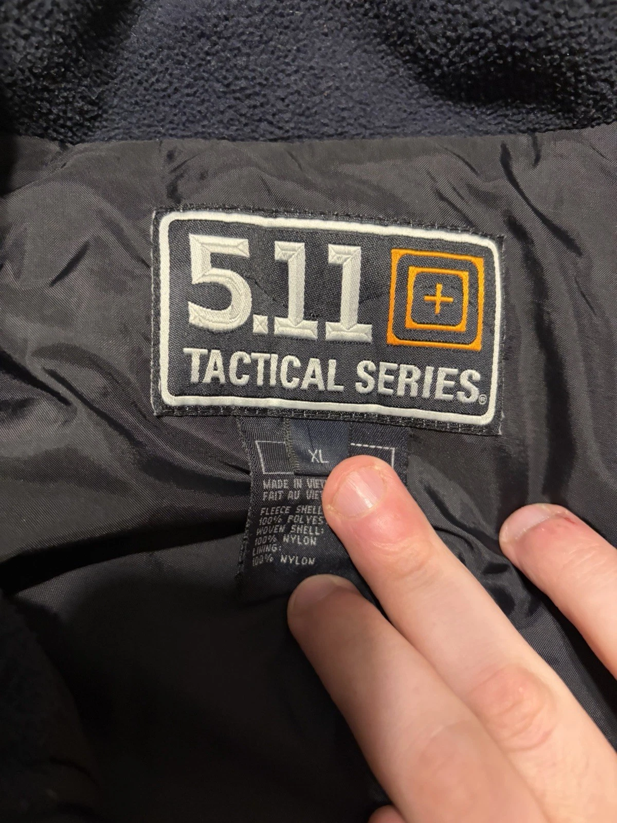 5.11 Tactical Packable Windbreaker Jacket Men Black Size XL Used Great Condition - product detail image 2
