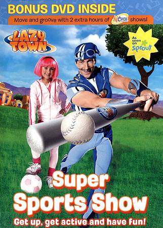 LazyTown: Super Sports Show (DVD, 2012, 2-Disc Set, With Fitness