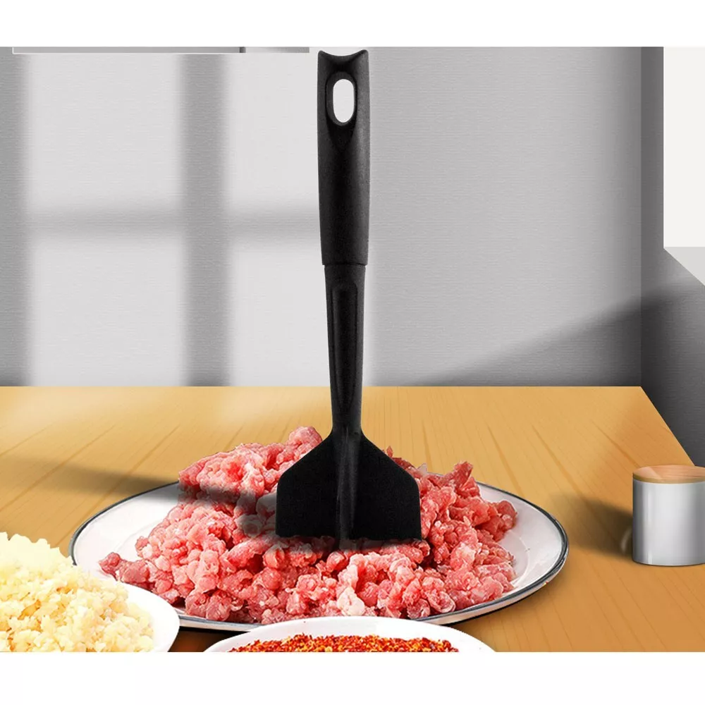 Upgrade Meat Chopper, Heat Resistant Meat Masher for Hamburger Meat, Ground  Beef Smasher, Nylon Hamburger Chopper Utensil, Ground Meat Chopper, Non