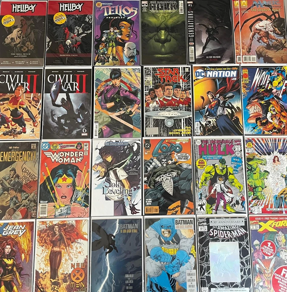 КЛЮЧЕВОЙ ЛОТ (25) комиксов Marvel и DC с возвращением Темного рыцаря No1, Человек-паук + - Изображение 2 из 4