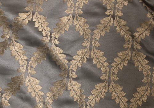 WATERFORD 2 STANDARD SHAMS DECORATIVE GOLDEN And Gray Bridgeton Style 20"x26” - Picture 5 of 6