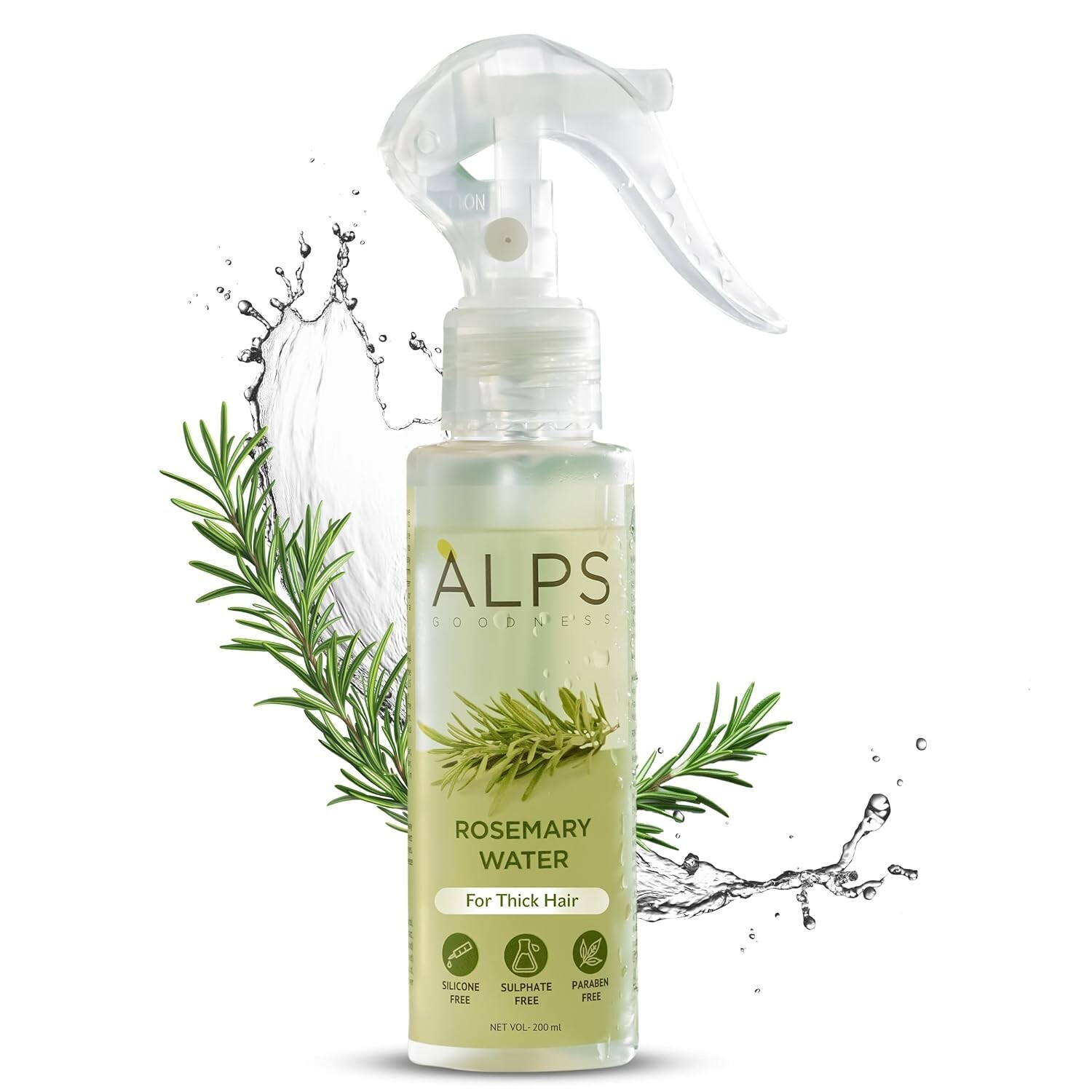 Rosemary Water Spray For Hair Growth 200 ml Hair Spray for Regrowth For All Hair-image