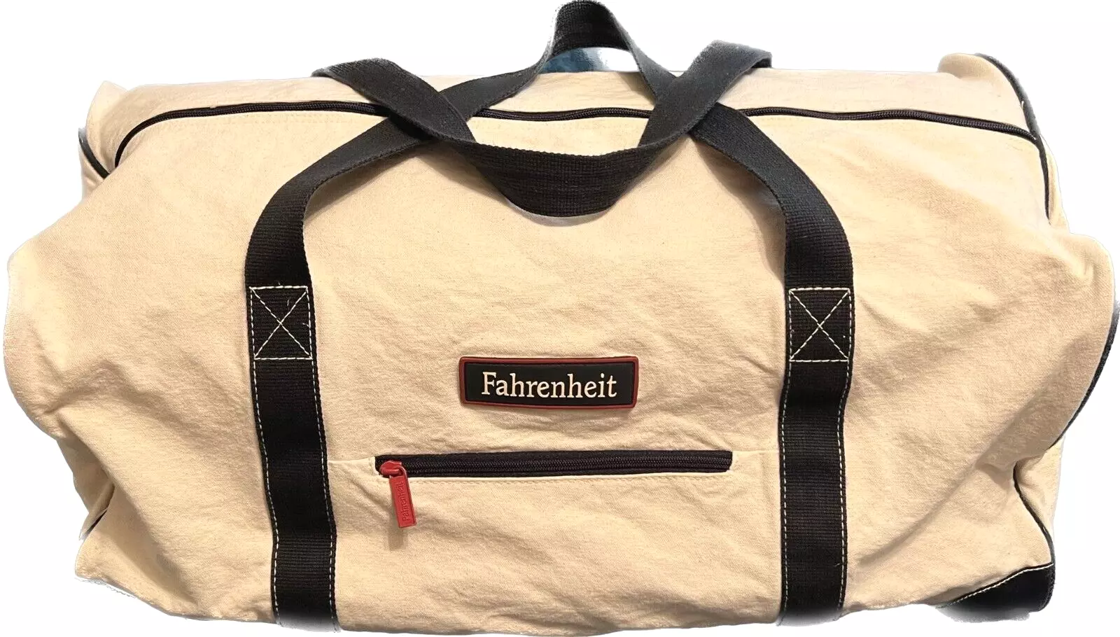 GRAND SAC DE VOYAGE ÉLÉGANT EN TOILE BLANCHE FAHRENHEIT CHRISTIAN DIOR ?