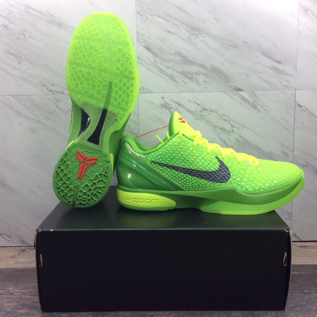 Nike Kobe 6 VI Protro Grinch Green Apple Volt 2020 CW2190 300 Men's Size 11