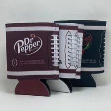 Dr Pepper Koozie College Football Promotional Diet Dr Pepper Cheery Set Of 3