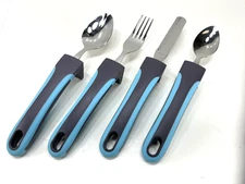 Arthritis Silverware Adaptive Weighted Elevated Easy Grip Shaky Hands Parkinsons