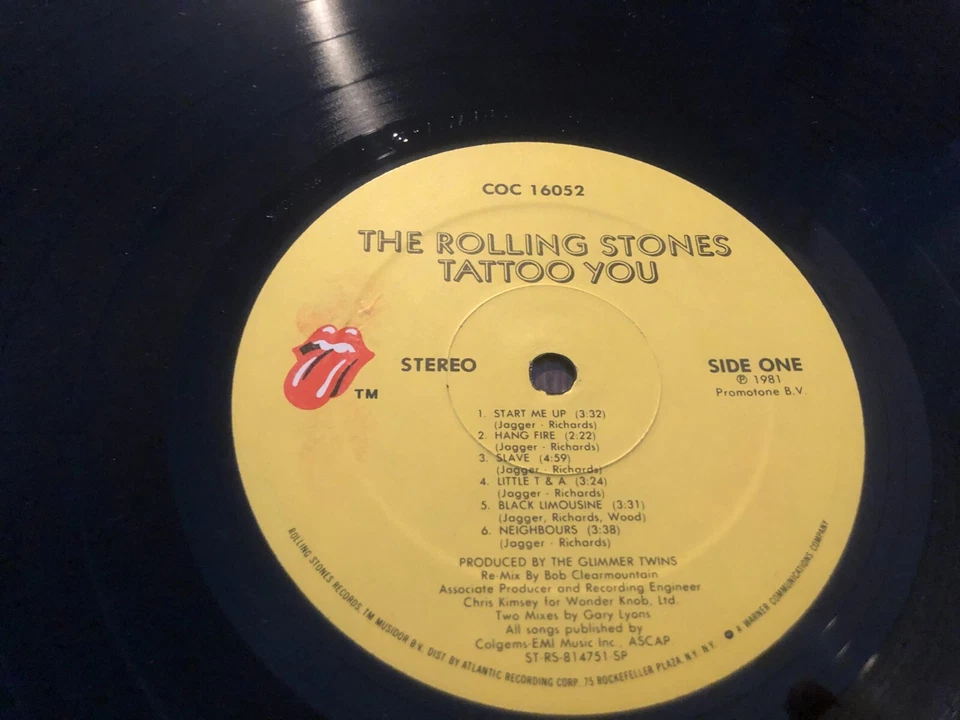 ROLLING STONES Tattoo You 12" US PROMO LP 1981 Speciality Pressing - Image 3 of 4