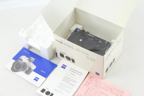 [Unused in Box] Zeiss Ikon SW Black Body Leica M Mount Film Camera From JAPAN