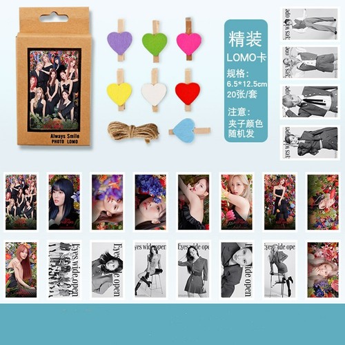 40pcs Twice I Can T Stop Me Wood Clips Lomo Photo Card Mina Tzuyu Poster Picture Ebay