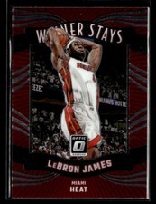 2023 Panini Donruss Optic Lebron James #2 Winner Stays Insert Miami Heat