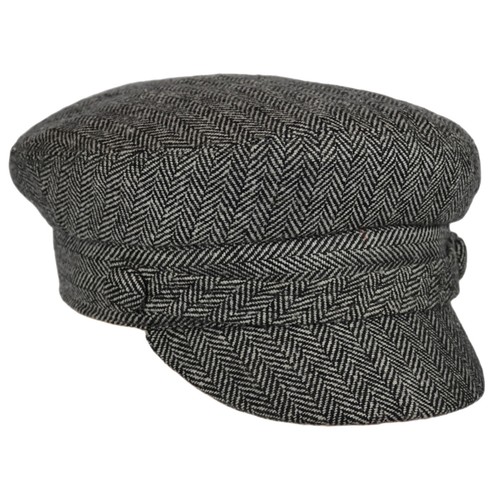 DA DONNA GRIGIO A SPINA DI PESCE FIDDLER PANETTIERE COPPOLA CAPPELLO | eBay