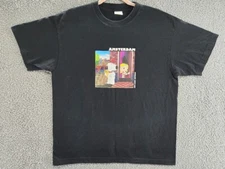Amsterdam Shirt Mens Large Family Guy Red Light District Funny Novelty Graphic