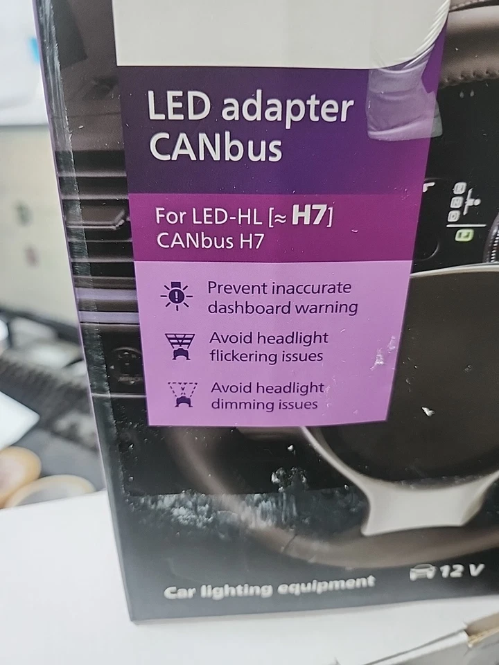 Philips LED Adapter CANbus Warnunterdrückung Canceler H7 55W 12V 2Stk. - Image 2 of 2