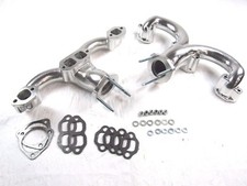 Chevy Sbc 305 327 350 Ram Horn Header Set Ceramic H64501h Chevy Sbc 305 327 350 Ram Horn Header Set Ceramic H64501h