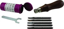 Springfield Leather Interchangeable Edge Beveler Set – 5-Piece Kit