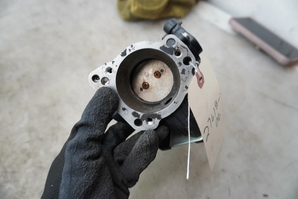 Harley Davidson Fatboy Softail 2009 cuerpo del acelerador 27618-06 (E-4099) Foto 4 de 4