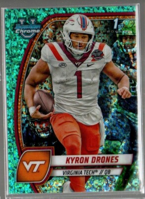 Kyron Drones 2024 Bowman U Chrome 1st Bowman Aqua Diamond /275