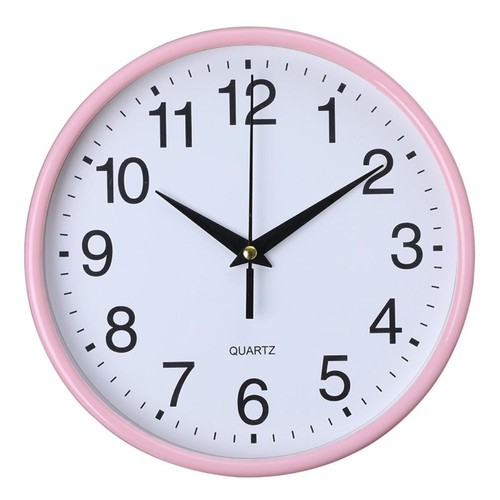 Design Home Bedroom Nordic Brief Quartz Clock Round Wall Clock 8inch 20cm - Picture 12 of 12