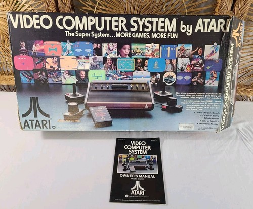 Atari 2600 Sunnyvale CA BOX with MANUAL Only - No Console