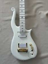 Super Rare Prince Cloud Sparkling Pearls White Electric Guitar Alder Body