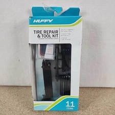 HUFFY Tire Repair & Tool Kit Bicycle Compact Folding Tool Resin Tire Levers