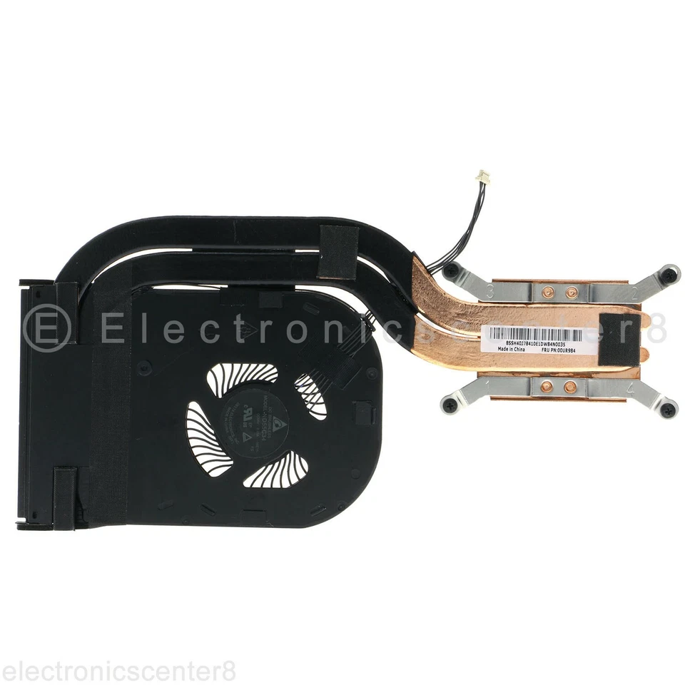 New OEM CPU Cooling Fan w/Heatsink For Lenovo ThinkPad X1 Carbon 5th Gen 00UR984 - Image 3 of 4
