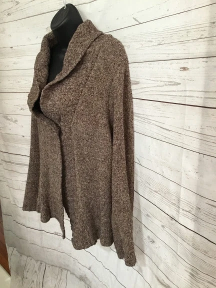 Cárdigan suéter para mujer Mercer & Madison marrón talla L grande Foto 2 de 4
