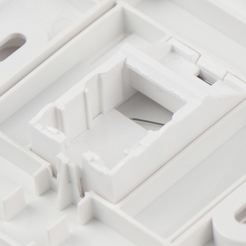 86 Type Single Port RJ45 Wall Flat Face Plate Ethernet Network Socket Panel KX - Afbeelding 4 van 10