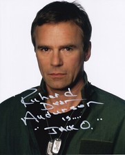 RICHARD DEAN ANDERSON signed autograph 20x25cm STARGATE in person autograph