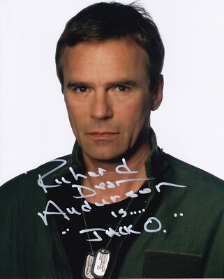 RICHARD DEAN ANDERSON signed autograph 20x25cm STARGATE in person autograph