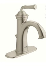 Grohe Bathroom Faucet Single Handle Gloucester Brushed Nickel, 21111EN0 NEW 