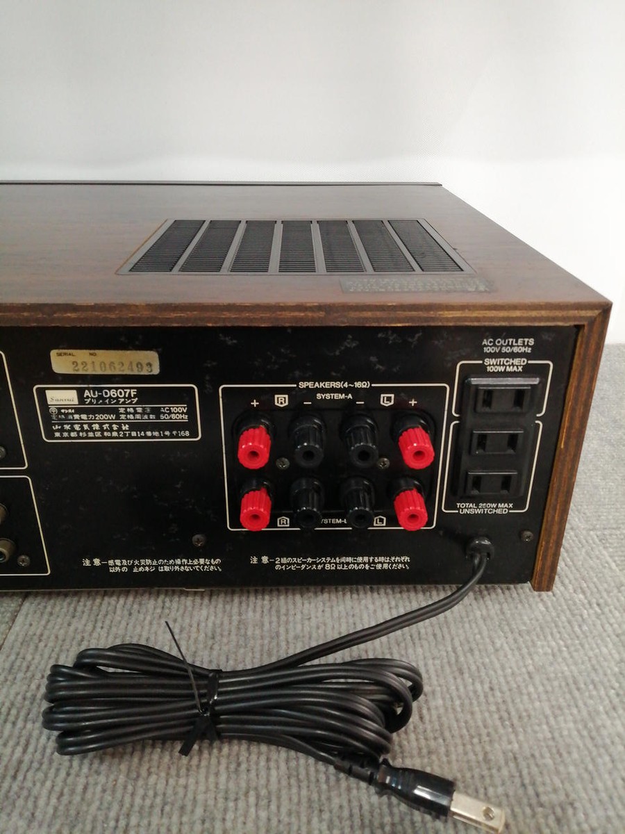 SANSUI AU-D607F | Integrated Amplifier from Japan | eBay