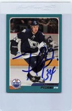 2003/04 Topps #313 Fernando Pisani Oilers Signed Auto *H2358