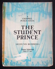 SCARCE  ANTIQUE  1926  MUSIC ALBUM  WITH  11 PAGES  " THE STUDENT PRINCE "