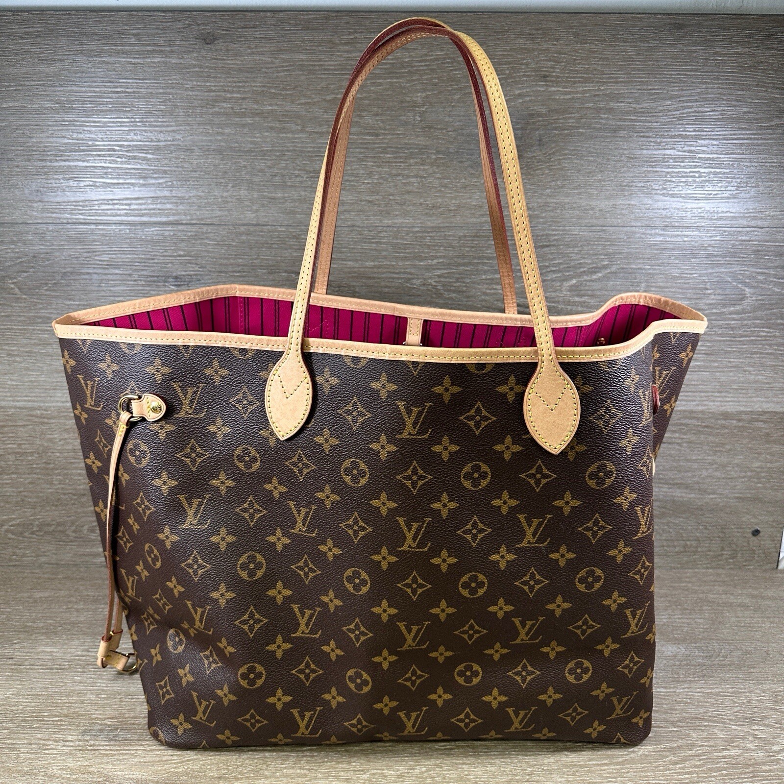 Vuitton Monogram Canvas Louis Vuitton Neverfull Gm Personalized Louis  Vuitton Neverfull Gm Monogram Cherry Neverfull GM Mon