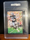 DAVE CASPER GOAL LINE ART 4X6 AUTOGRAPH!! PSA CERTIFIED!! SLABBED FOR DISPLAY!!