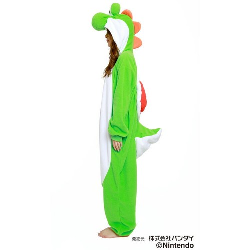 Sazac Fleece Costume Super Mario Yoshi Kigurumi Cosplay Brand New Free Ship JP - Picture 24 of 24