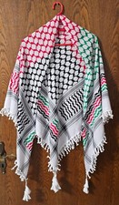 Keffiyeh Palestine Schal Pal&auml;stina Shemagh Bunt.Neu. Made in Palestine.