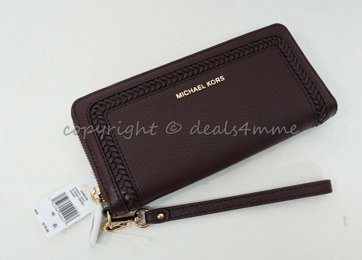 Michael Kors 32F9GNDE7L Lexington Pebbled Leather Continental