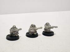 Warhammer Fantasy - Dwarfs - 1993 Marauder Dwarf Thunderers x3 - Metal OOP MM16