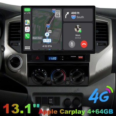 1920P 13.1'' 4+64GB Car Radio Stereo For Toyota Tacoma 2005-2013 Apple CarPlay