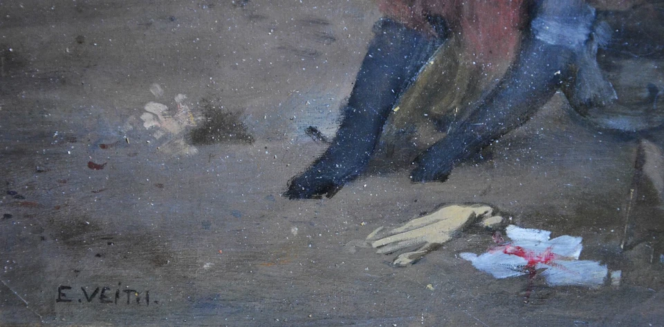 Eduard Veith um 1900 signiert, Wien Künstlerhaus Mähren Berlin Klagenfurt Prag - Bild 2 von 3